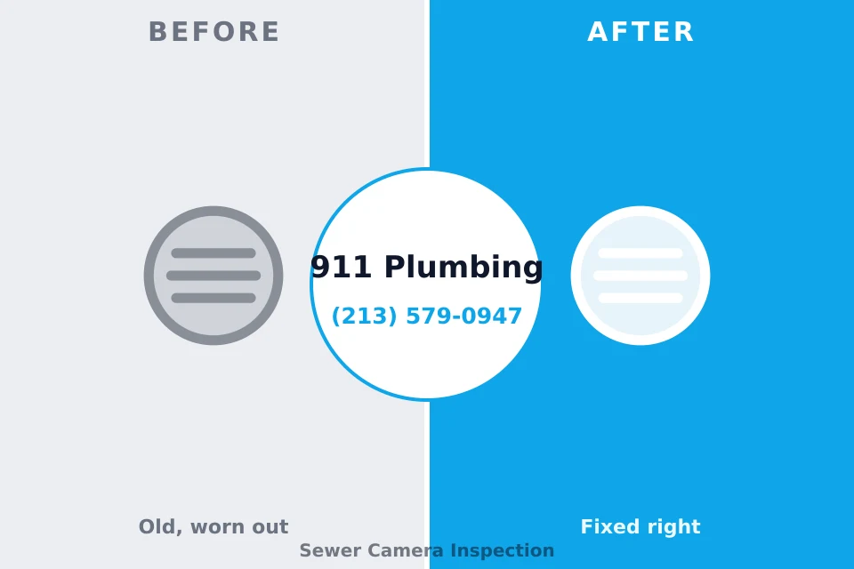 Before and after: plumbing company Capitol View, SC